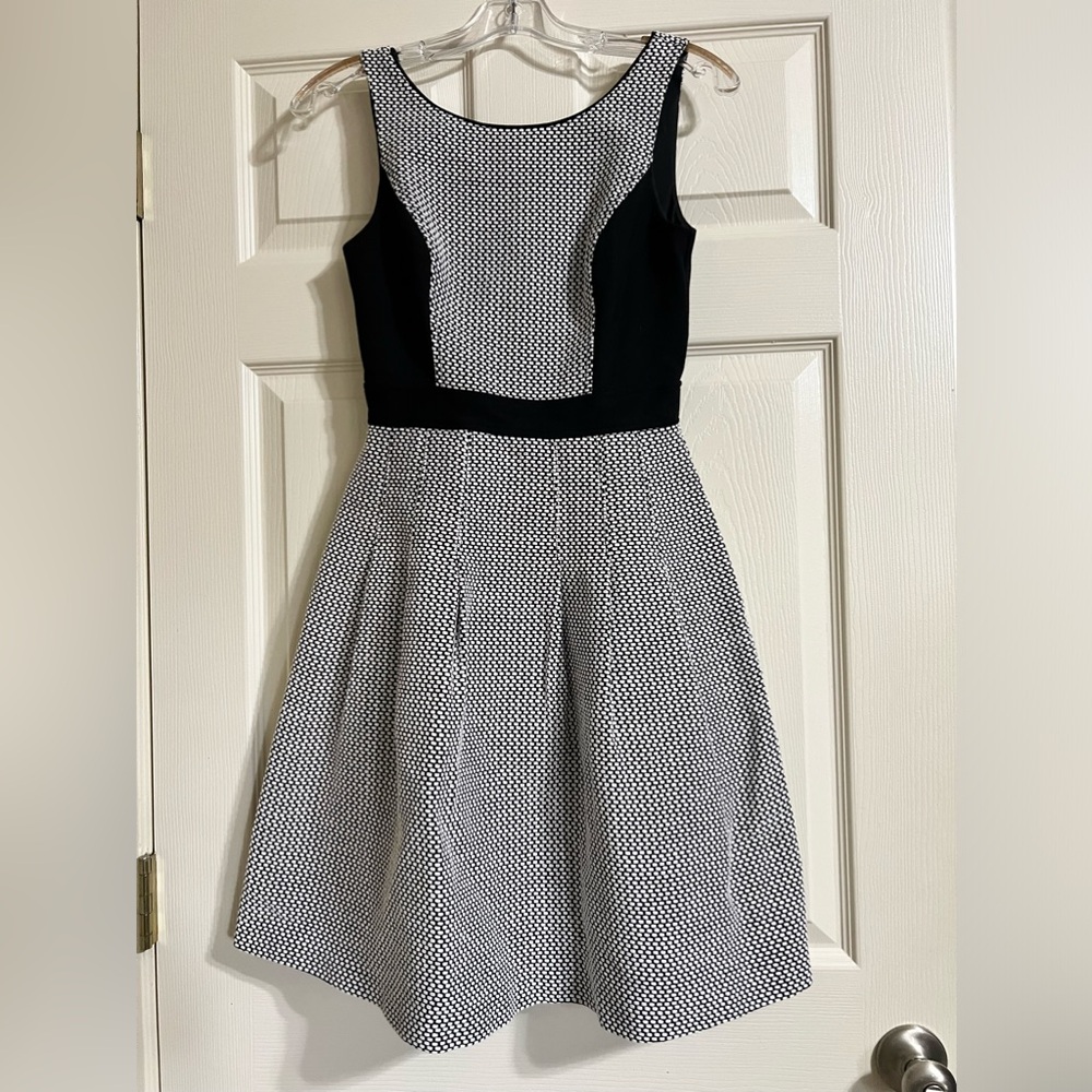 White House Black Market Womens Sleeveless Fit & Flare Lined Dress-Size 00
